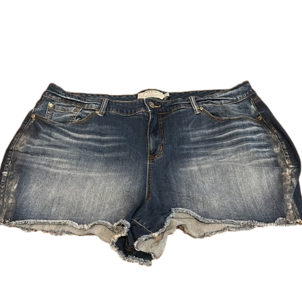 TORRID distressed jean cutoff,size 26 - Picture 1 of 6